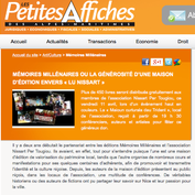 Petites Affiches, avril 2014