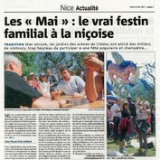 Nice-Matin, Mai 2011