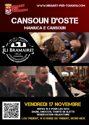 17 novembre 2023 : Cansoun d&#039;Oste